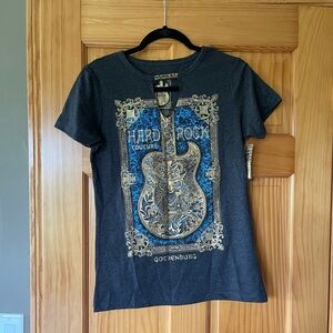 NWT Hard Rock Cafe Gray Short Sleeve Tee